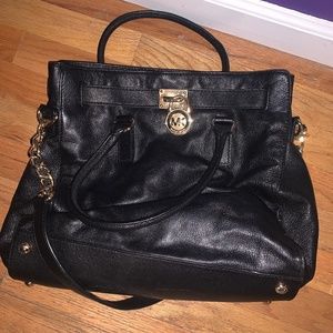 Michael Kors Black Lock Purse